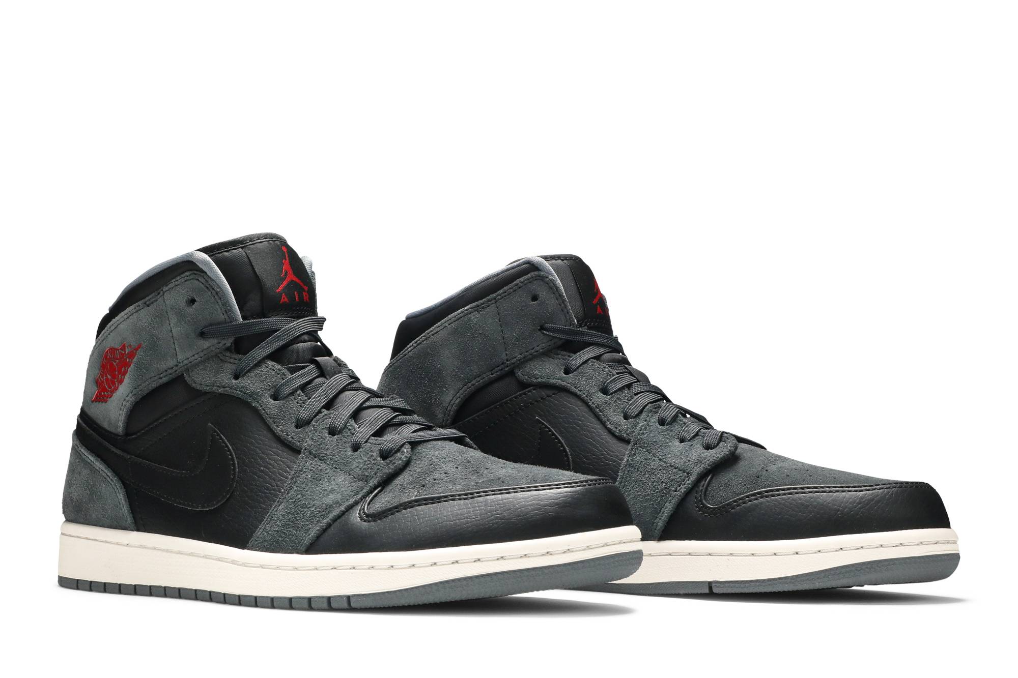Cheap Air Jordan 1 Mid「煙煤灰」2014 554724-018