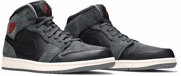 Air Jordan 1 Mid「煙煤灰」2014 554724-018 Cheap Air Jordan 1 Mid「煙煤灰」2014 554724-018