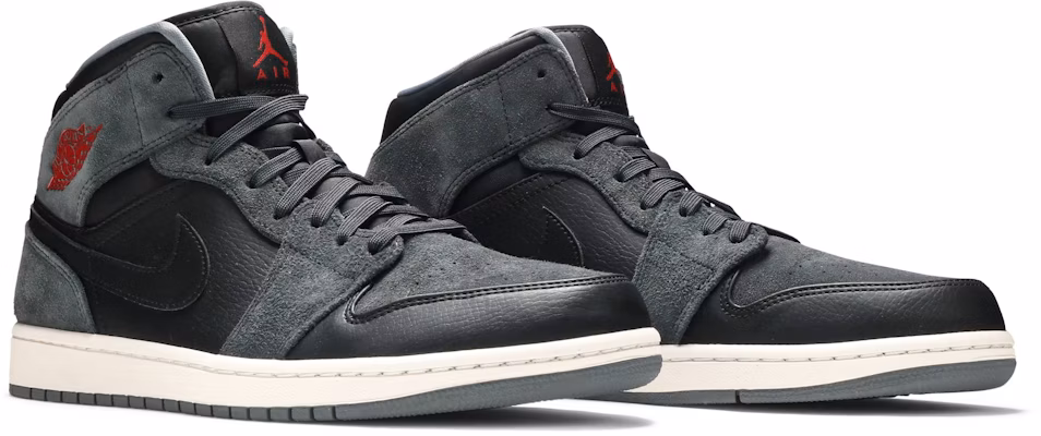 Air Jordan 1 Mid「煙煤灰」2014 554724-018 Cheap Air Jordan 1 Mid「煙煤灰」2014 554724-018