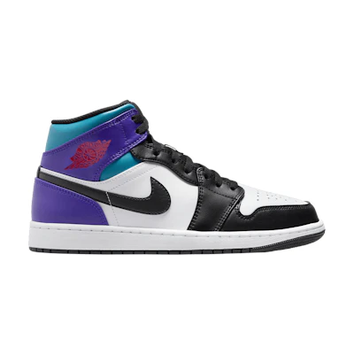 Jordan 1 Mid 'Aqua'