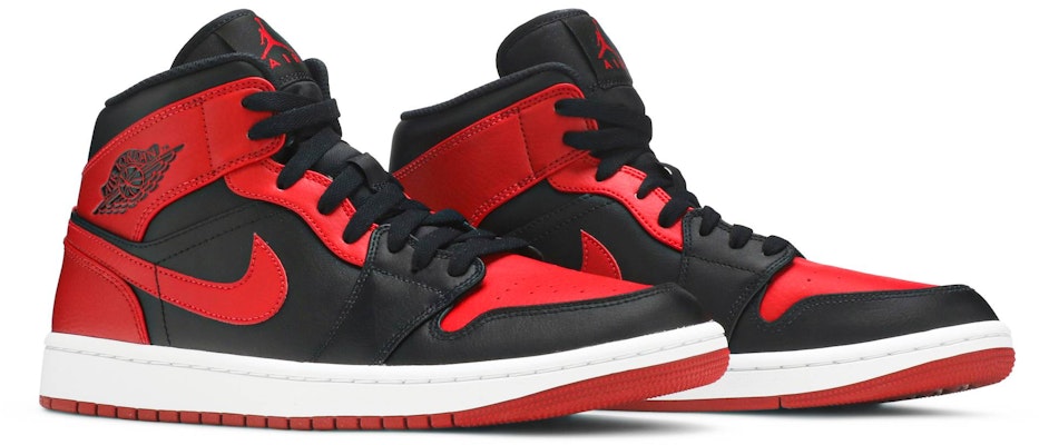 Air Jordan 1 Mid 'Banned' 2020 Lelaki Sneakers Hitam Merah 554724-074 Cheap Air Jordan 1 Mid 'Banned' 2020 Lelaki Sneakers Hitam Merah 554724-074
