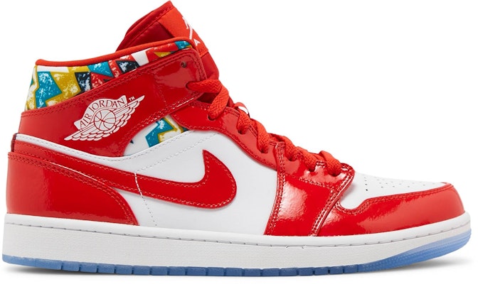 Air Jordan 1 Mid 'Barcelona Sweater Red Patent' DC7294-600 Buy Air Jordan 1 Mid 'Barcelona Sweater Red Patent' DC7294-600