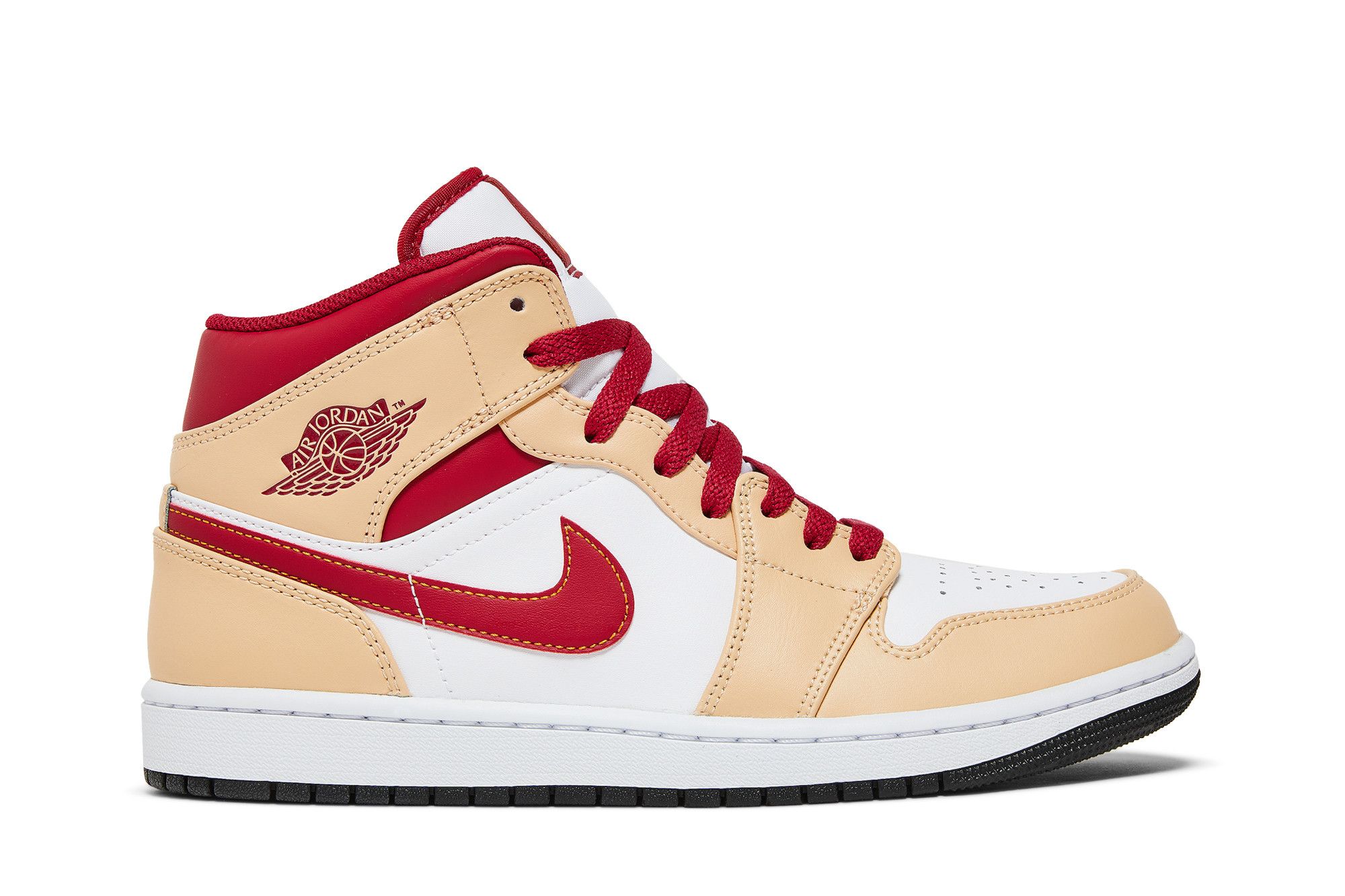 Buy Air Jordan 1 Mid ''Beige Rood'' 554724-201