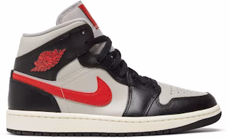 (Women) Air Jordan 1 Mid 'Black College Grey' BQ6472-060 (Women) Air Jordan 1 Mid 'Black College Grey' BQ6472-060
