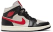 Buy (W) Air Jordan 1 Mid '黑色学院灰' BQ6472-060