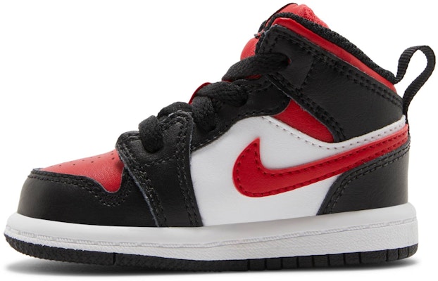 (幼童) Air Jordan 1 中筒 '黑色火紅' 640735-079 Lookbook (幼童) Air Jordan 1 中筒 '黑色火紅' 640735-079