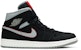 Air Jordan 1 Mid 'Hitam Kelabu' 554724-060