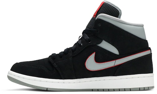 Air Jordan 1 Mid '黑灰' 554724-060 Lookbook Air Jordan 1 Mid '黑灰' 554724-060