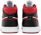Air Jordan 1 Mid 'Hitam Gym Merah' 554724-122