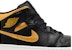 Air Jordan 1 Mid 'Hitam Emas Metalik' DQ8426-071