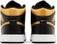 Details for Air Jordan 1 Mid 'Hitam Emas Metalik' DQ8426-071