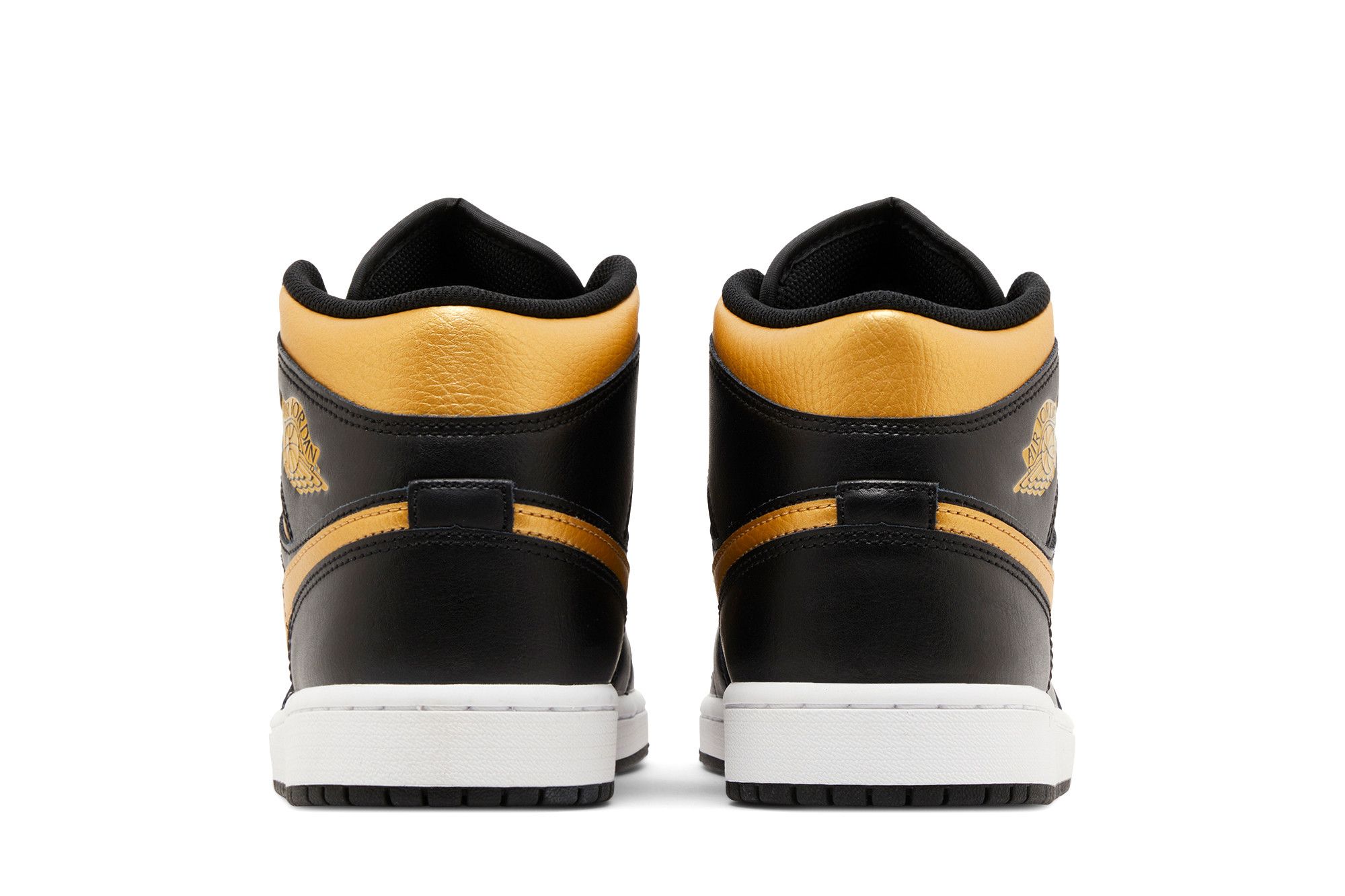 Sizing Air Jordan 1 中帮 '黑色金属金' DQ8426-071