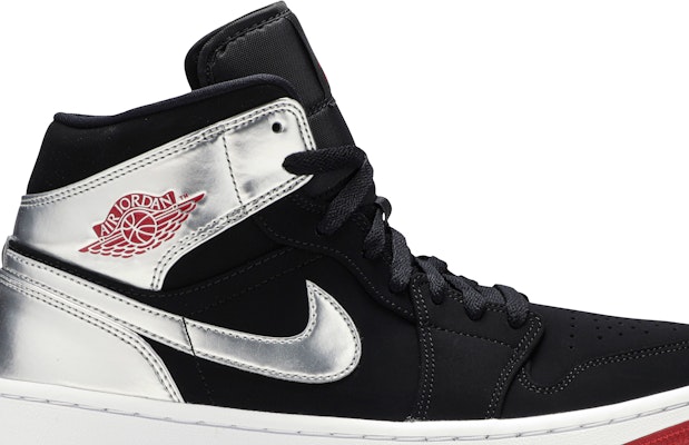 Jordan 1 mid silver deals