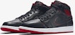Air Jordan 1 Mid 'Hitam Merah' 554724-028