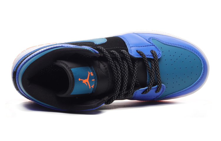 Shop エアジョーダン1 MID 青黒オレンジ 554724-440