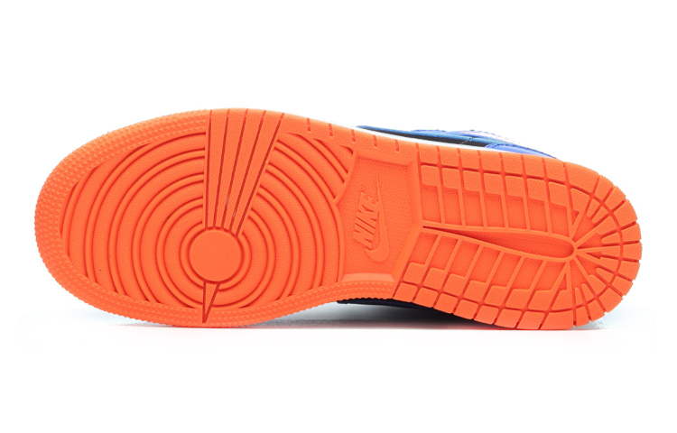 Details for エアジョーダン1 MID 青黒オレンジ 554724-440