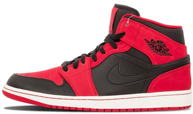 Air Jordan 1 Mid 'Bred' 2013 554724-005 - Kasut Sneakers Iconik Buy Air Jordan 1 Mid 'Bred' 2013 554724-005 - Kasut Sneakers Iconik
