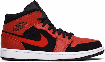 Air Jordan 1 Mid 'Bred' 2018 554724-054 Air Jordan 1 Mid 'Bred' 2018 554724-054