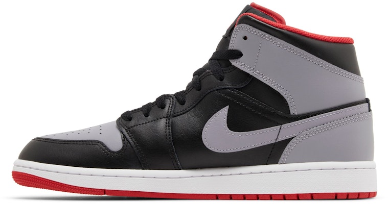 Air Jordan 1 Mid 'Bred Shadow' Lelaki Wanita Retro Kasut Sneakers DQ8426-006 Lookbook Air Jordan 1 Mid 'Bred Shadow' Lelaki Wanita Retro Kasut Sneakers DQ8426-006