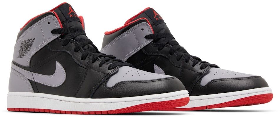 Air Jordan 1 Mid 'Bred Shadow' Lelaki Wanita Retro Kasut Sneakers DQ8426-006 Cheap Air Jordan 1 Mid 'Bred Shadow' Lelaki Wanita Retro Kasut Sneakers DQ8426-006