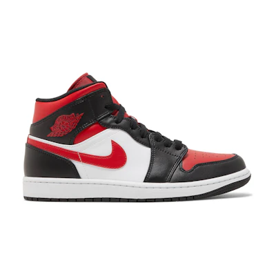 Jordan 1 Mid 'Bred Toe' (2022)