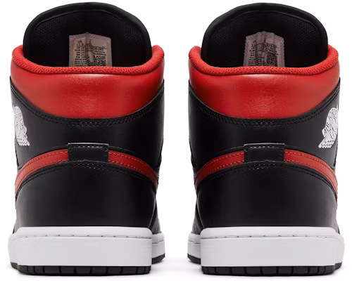 Air Jordan 1 Mid 'Bred Twist' Lelaki Perempuan Kasut Viral DQ8426-067 Details for Air Jordan 1 Mid 'Bred Twist' Lelaki Perempuan Kasut Viral DQ8426-067