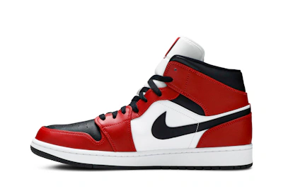 Air Jordan 1 Mid 'Chicago Black Toe'