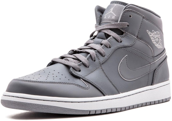 Air Jordan 1 Mid 'Cool Grey' 2015 Sepatu Orisinal 554724-031 Order Air Jordan 1 Mid 'Cool Grey' 2015 Sepatu Orisinal 554724-031