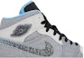 Order Air Jordan 1 Mid 'Crater Grey University Blue' Kelabu Biru Universiti. DM3529-004