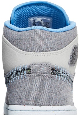 Air Jordan 1 Mid 'Crater Grey University Blue' Kelabu Biru Universiti. DM3529-004 Sizing Air Jordan 1 Mid 'Crater Grey University Blue' Kelabu Biru Universiti. DM3529-004
