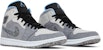 Air Jordan 1 Mid 'Crater Grey University Blue' Kelabu Biru Universiti. DM3529-004