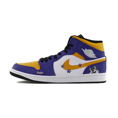 Jordan 1 Mid 'Cute Husky'