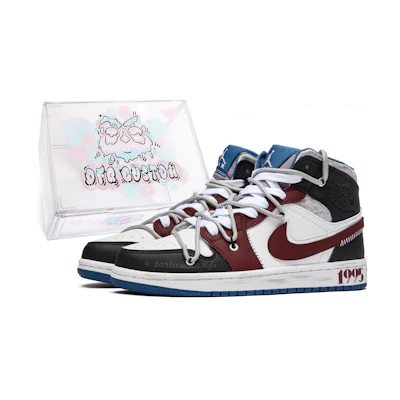 Jordan 1 Mid 'Da Vinci Custom Graffiti'