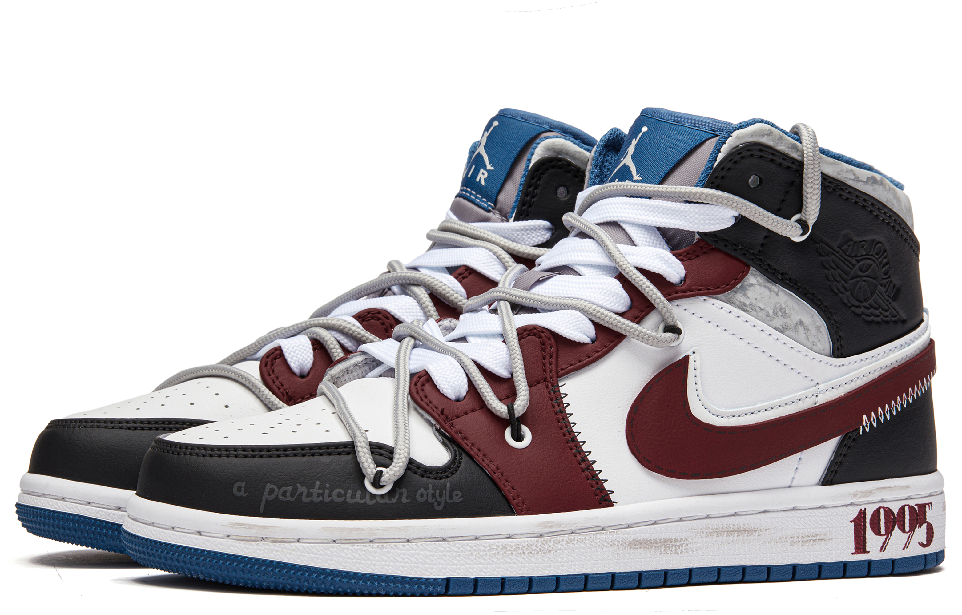 Jordan 1 Mid 'Da Vinci Custom Graffiti' 圖 4