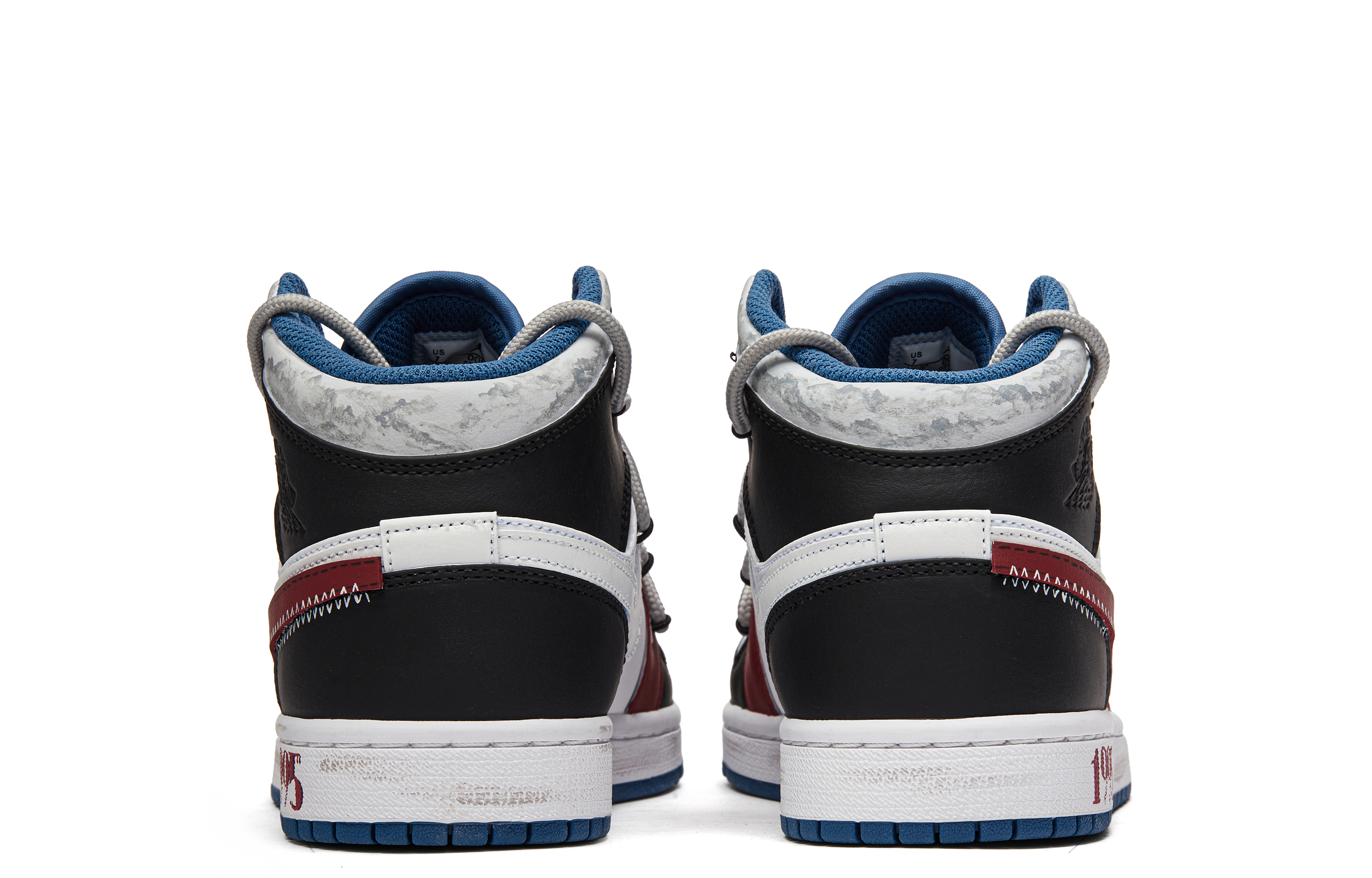 Jordan 1 Mid 'Da Vinci Custom Graffiti' 圖 5