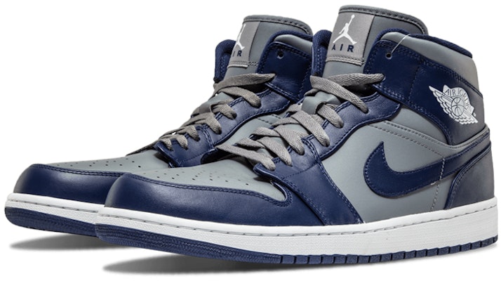Air Jordan 1 Mid 'Georgetown' 554724-006 Lookbook Air Jordan 1 Mid 'Georgetown' 554724-006