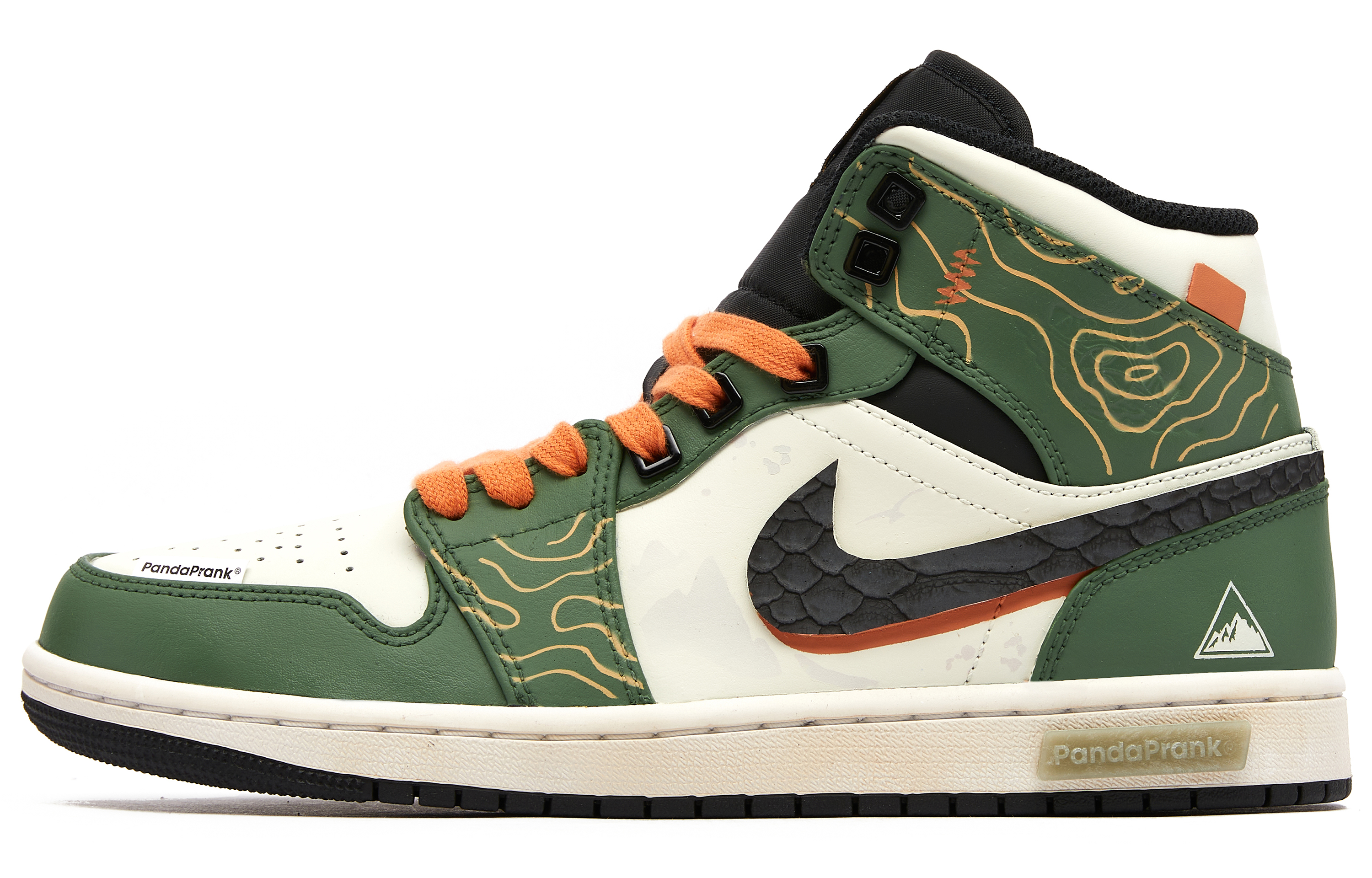 Jordan 1 Mid 'Green Mamba Topographic' 圖 2