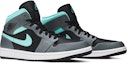 Cheap Air Jordan 1 Mid 'Kelabu Aqua' 554724-063