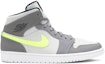 Buy Air Jordan 1 Mid 'Gunsmoke Volt' Lelaki Kasut Sukan 554724-072