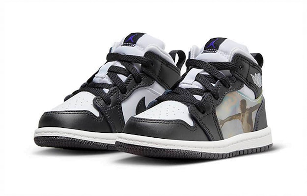 Air Jordan 1 Mid 'Holograma' DR9494-001 Lookbook Air Jordan 1 Mid 'Holograma' DR9494-001