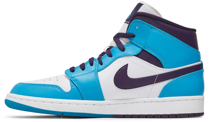 Air Jordan 1 Mid 'Hornets' 2018 版 554724-415 Lookbook Air Jordan 1 Mid 'Hornets' 2018 版 554724-415
