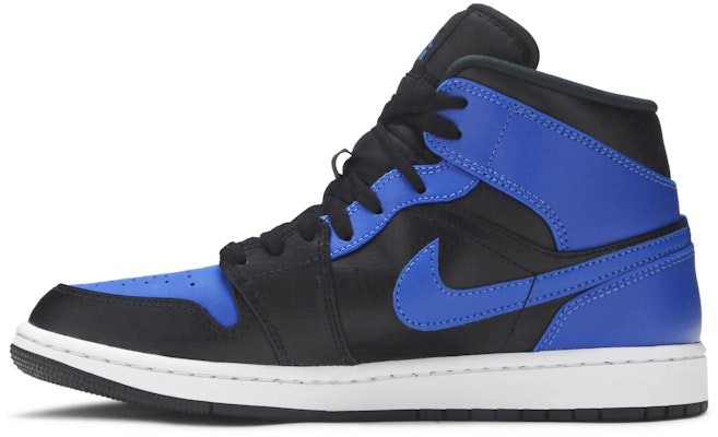 Air Jordan 1 Mid 'Hyper Royal' 554724-077 Lookbook Air Jordan 1 Mid 'Hyper Royal' 554724-077