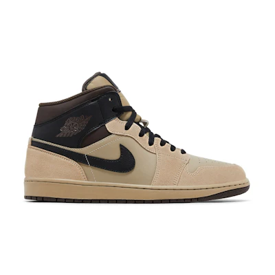 Jordan 1 Mid 'Khaki Black'