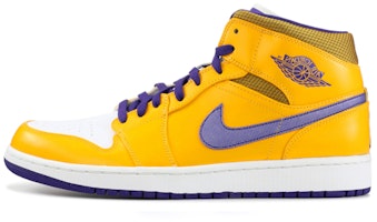 Air Jordan 1 Mid 'Lakers' 554724-708 Air Jordan 1 Mid 'Lakers' 554724-708