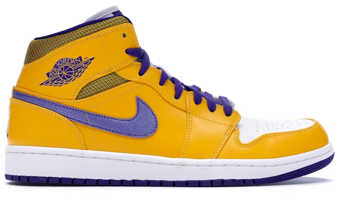 エアジョーダン1 レイカーズ (Jordan 1 Mid Lakers Top 3 Men's エアジョーダン1 レイカーズ (Jordan 1 Mid Lakers Top 3 Men's