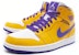 Air Jordan 1 Mid 'Lakers' 554724-708 - Kasut Jordan 1 Mid 'Lakers'