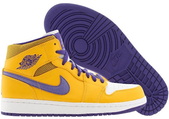 Air Jordan 1 Mid 'Lakers' Hombre Basket 554724-708 Purchase Air Jordan 1 Mid 'Lakers' Hombre Basket 554724-708
