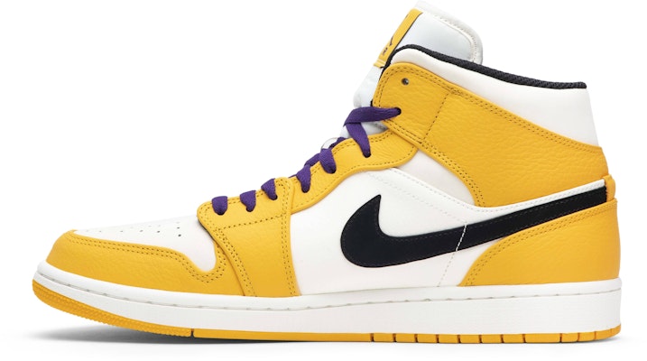 Jordan 1 mid top lakers release date