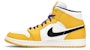 Kasut Air Jordan 1 Mid 'Lakers' 852542-700 - Warna Kuning & Ungu