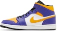Lookbook Air Jordan 1 Mid 'Lakers' Lelaki DQ8426-517